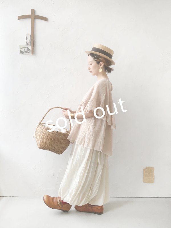 画像13: Avenue/ギャザーキャミソール・ミルク (13)