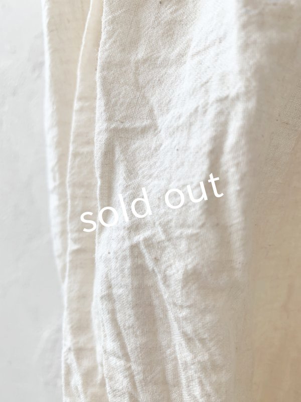 画像6: MARCHE' DE SOEUR/ ギャザーパンツ・ハーフリネンアイボリー (6)