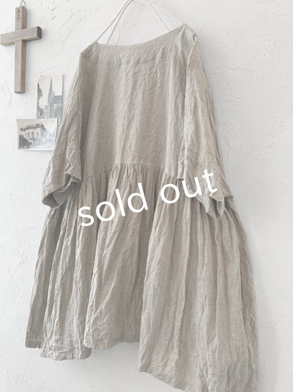 画像7: MARCHE' DE SOEUR/ ギャザープルオーバー・生成り (7)