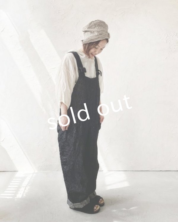 画像7: MARCHE' DE SOEUR／ヴィンテージタグ付きリトアニアリネンハット (7)