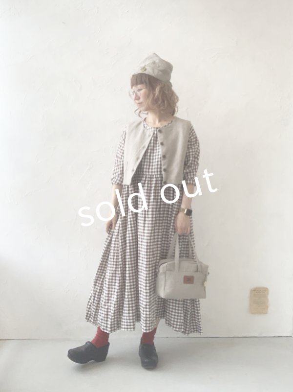 画像9: MARCHE' DE SOEUR／ちびぽけベスト・リトアニアリネン (9)