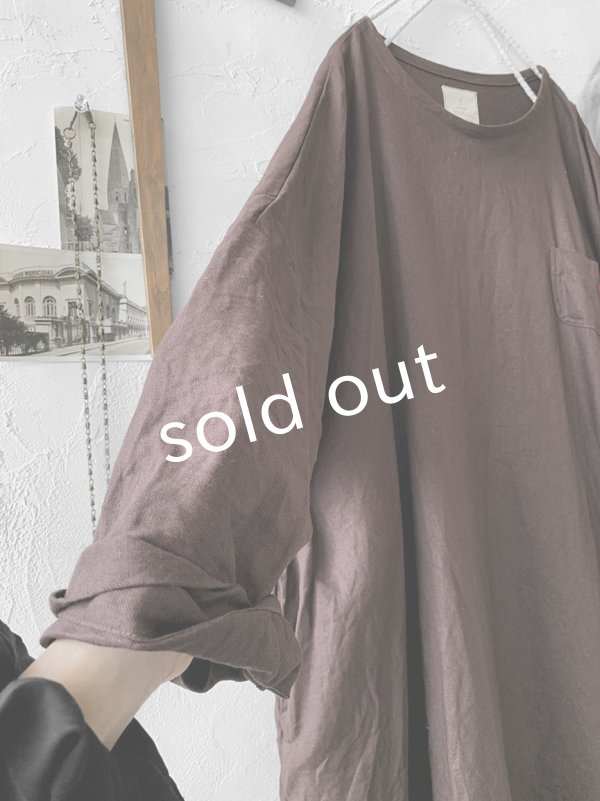 画像4: MARCHE' DE SOEUR／シンプルワンピース・チョコ (4)