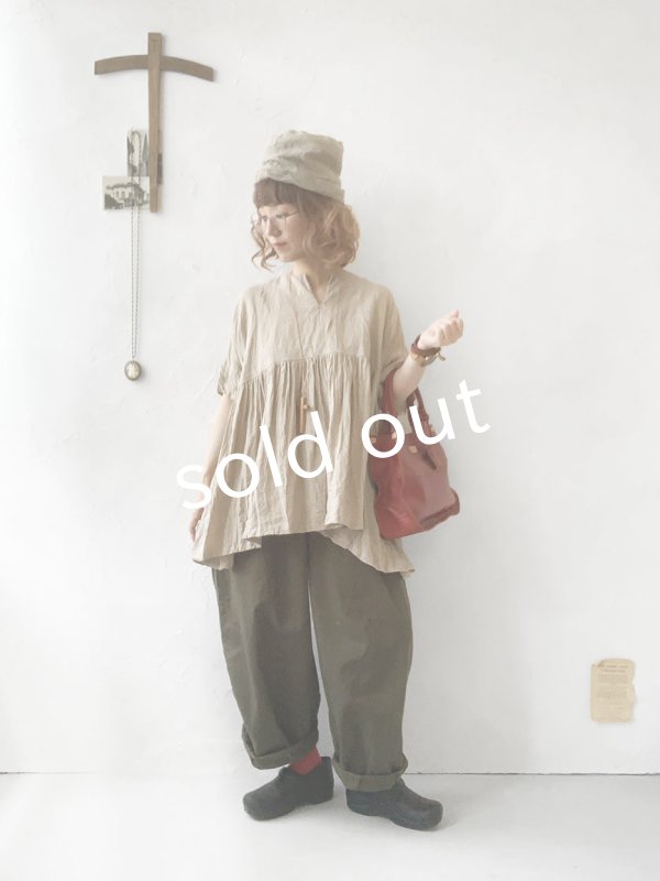 画像9: MARCHE' DE SOEUR/ ギャザープルオーバー・生成り (9)