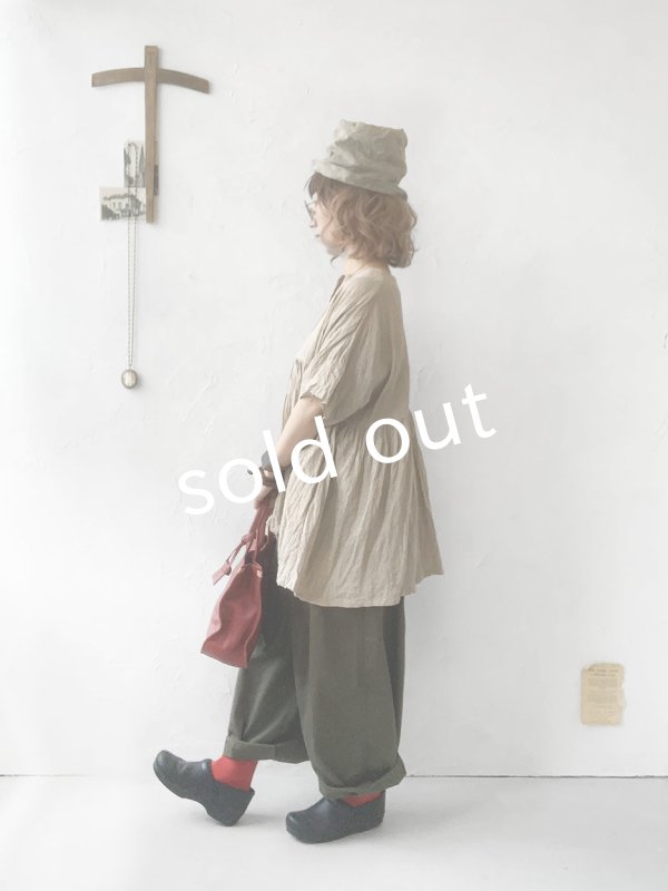 画像11: MARCHE' DE SOEUR/ ギャザープルオーバー・生成り (11)