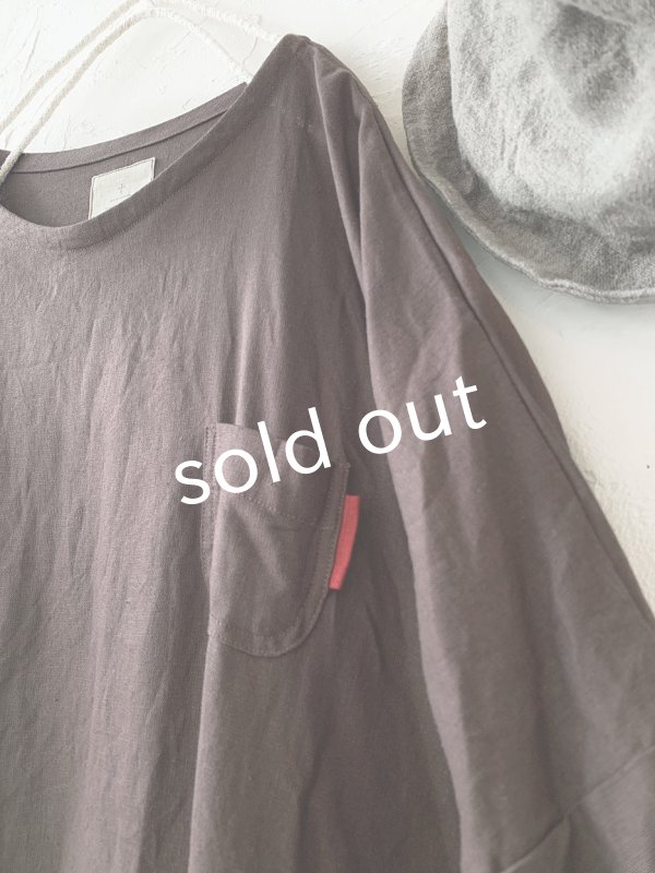 画像2: MARCHE' DE SOEUR／シンプルワンピース・チョコ (2)