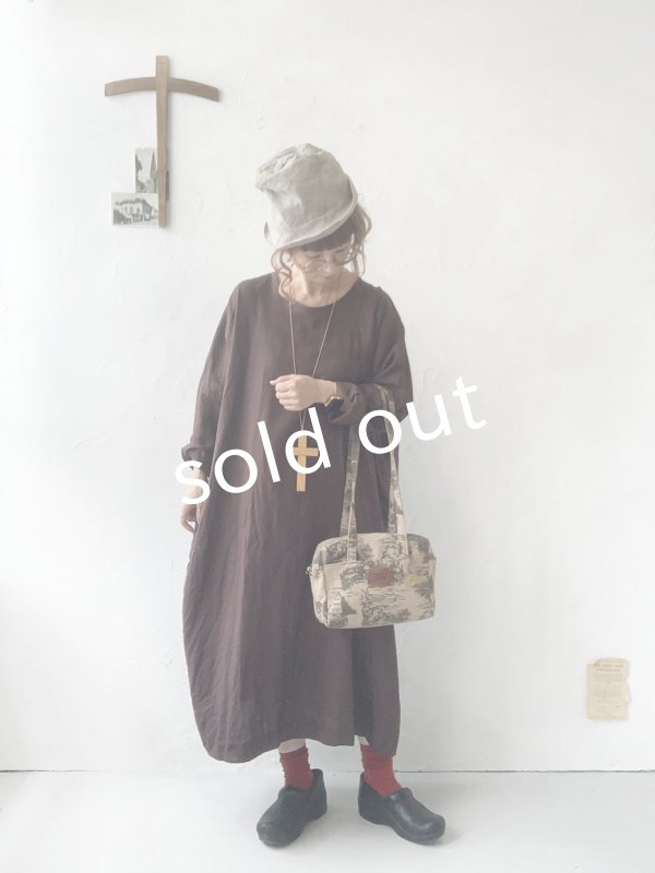 画像10: MARCHE' DE SOEUR／シンプルワンピース・チョコ (10)