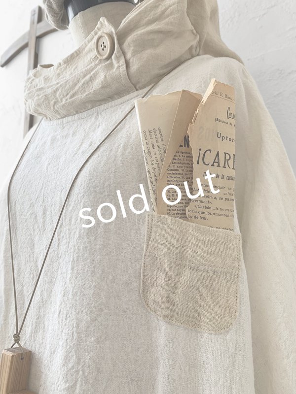 画像7: MARCHE' DE SOEUR／フードワンピース・オフ×ベージュ (7)