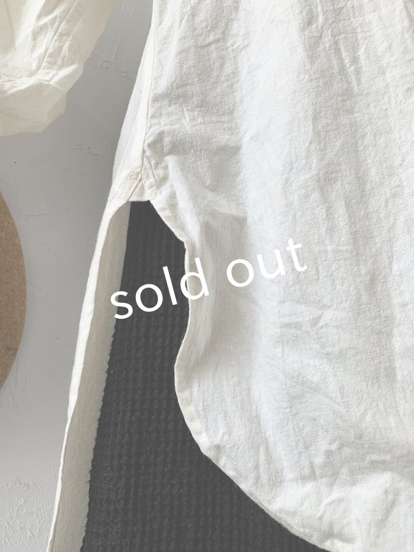 画像9: HALLELUJAH/Chemise Religieuse 修道女シャツ・Milky white  (9)