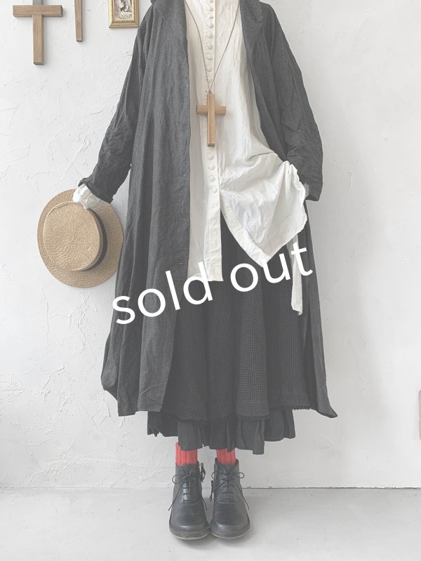 画像5: HALLELUJAH/Robe de Nomad 遊牧民のローブ・Charcoal black (5)