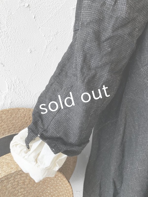 画像8: HALLELUJAH/Robe de Nomad 遊牧民のローブ・Charcoal black (8)