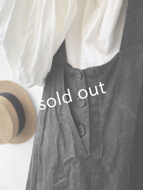 画像10: HALLELUJAH/Priest's Tablier 司祭のタブリエ・Charcoal black  (10)