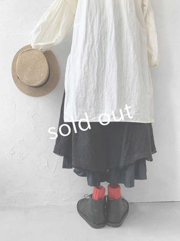 画像14: HALLELUJAH/Chemise Religieuse 修道女シャツ・Milky white  (14)