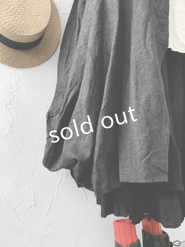 画像10: HALLELUJAH/Robe de Nomad 遊牧民のローブ・Charcoal black (10)