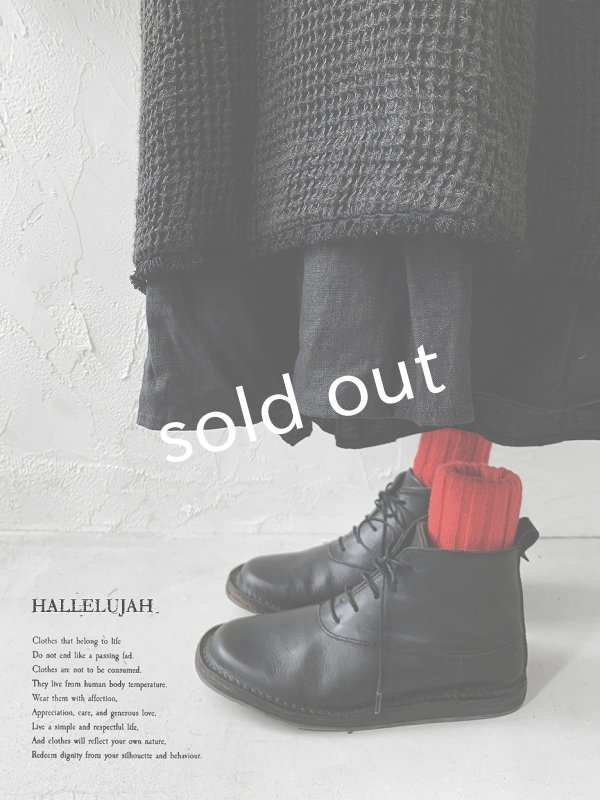 画像2: HALLELUJAH／Pantalon パンタロン・Coal black  (2)