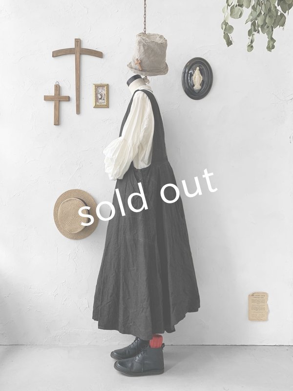 画像8: HALLELUJAH/Priest's Tablier 司祭のタブリエ・Charcoal black  (8)