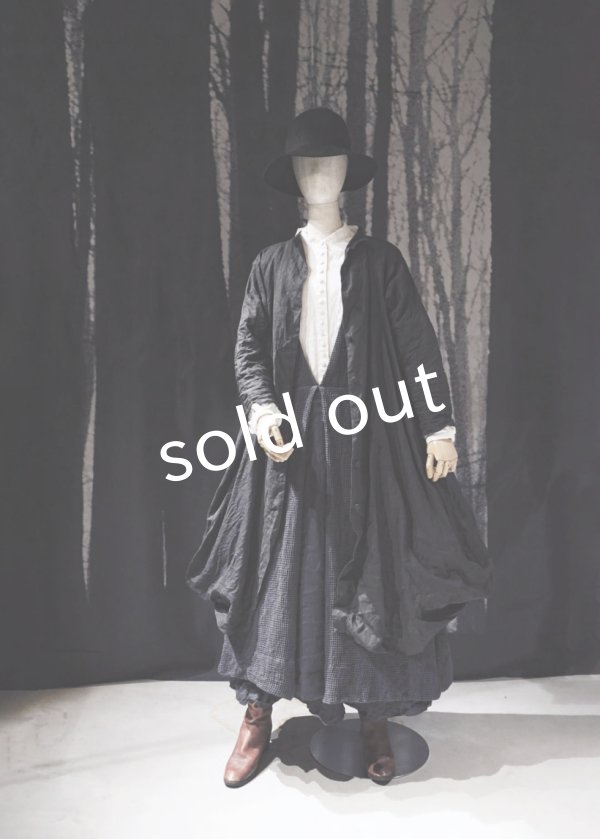 画像21: HALLELUJAH/Robe de Nomad 遊牧民のローブ・Charcoal black (21)