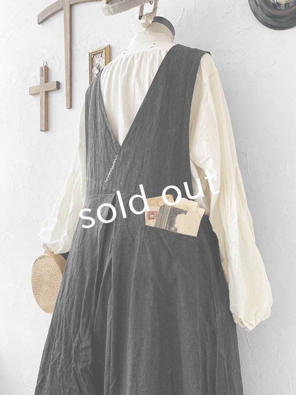 画像16: HALLELUJAH/Priest's Tablier 司祭のタブリエ・Charcoal black  (16)