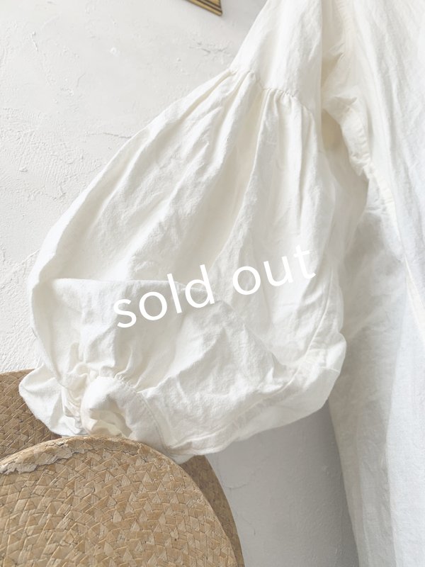 画像10: HALLELUJAH/Chemise Religieuse 修道女シャツ・Milky white  (10)