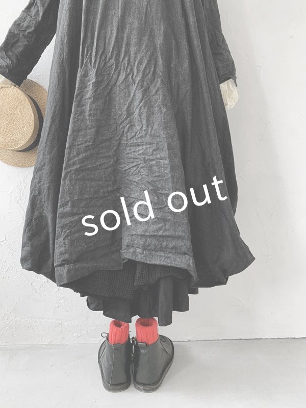 画像15: HALLELUJAH/Robe de Nomad 遊牧民のローブ・Charcoal black (15)