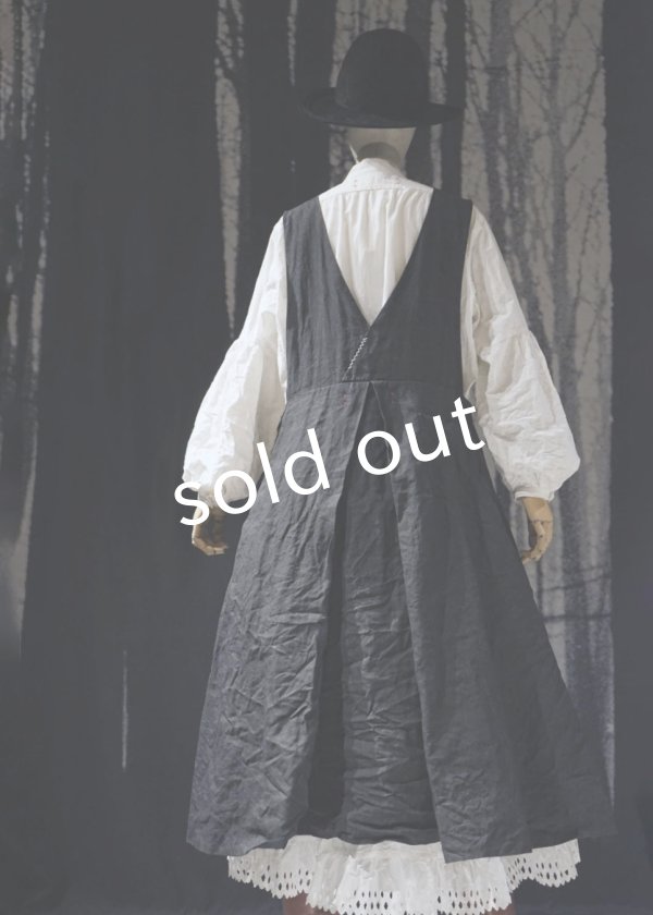 画像19: HALLELUJAH/Priest's Tablier 司祭のタブリエ・Charcoal black  (19)