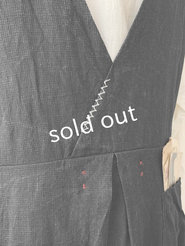 画像15: HALLELUJAH/Priest's Tablier 司祭のタブリエ・Charcoal black  (15)