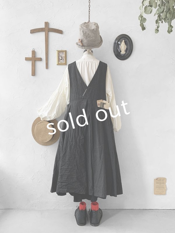 画像12: HALLELUJAH/Priest's Tablier 司祭のタブリエ・Charcoal black  (12)