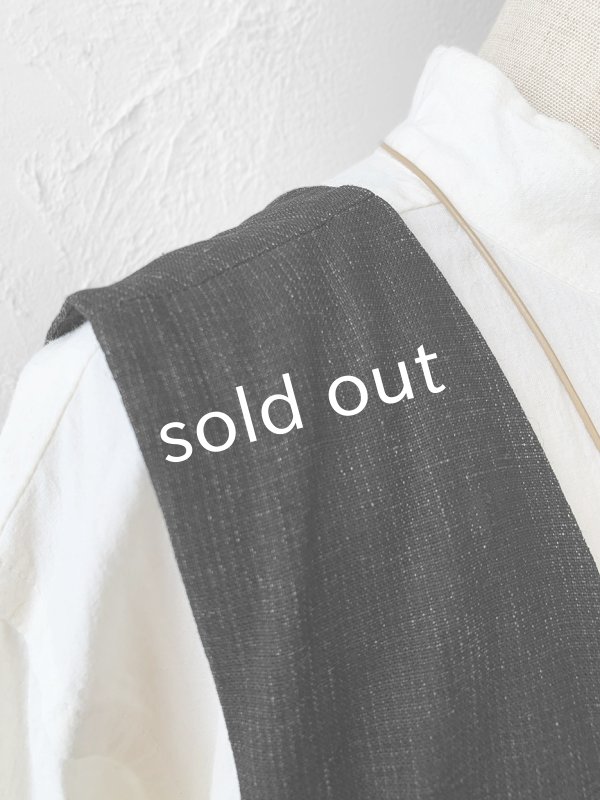 画像5: HALLELUJAH/Priest's Tablier 司祭のタブリエ・Charcoal black  (5)