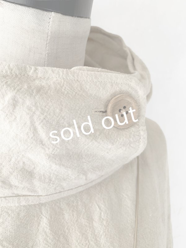 画像10: MARCHE' DE SOEUR／フードバルーンチュニック・クリーム (10)