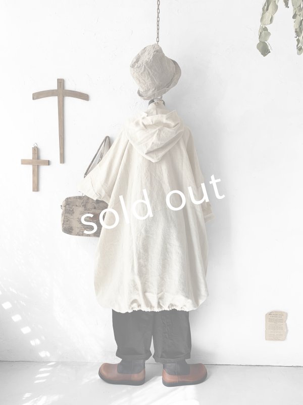 画像7: MARCHE' DE SOEUR／フードバルーンチュニック・クリーム (7)