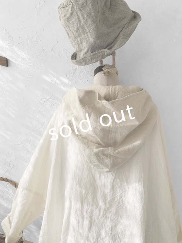 画像9: MARCHE' DE SOEUR／フードバルーンチュニック・オフ×クリーム (9)