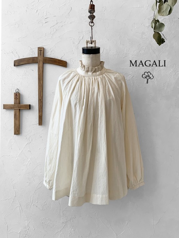 画像8: MAGALI /ラグランプルオーバー・アイボリー (8)
