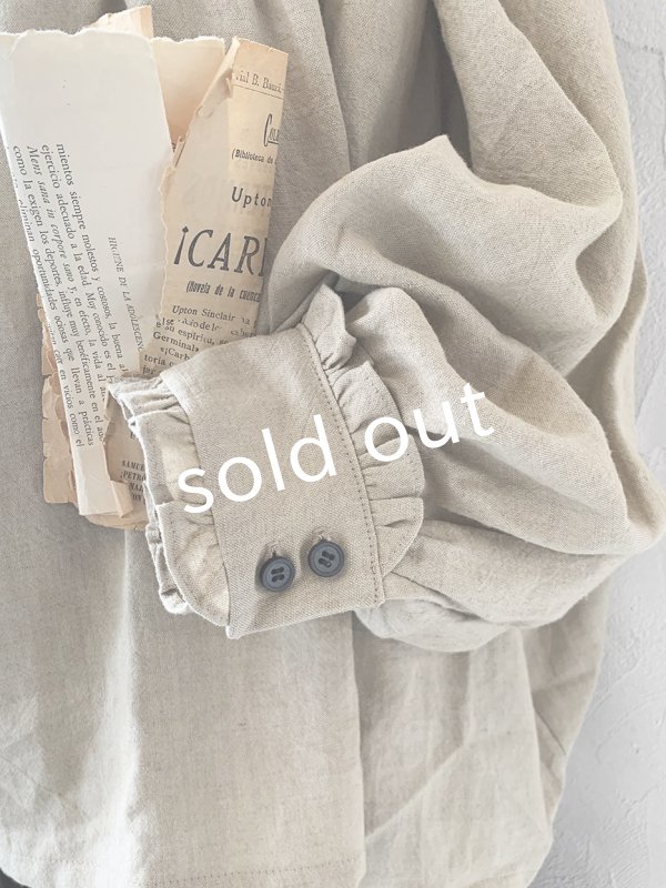 画像13: kosatofuku/フリルカラーブラウス・ブラック (13)