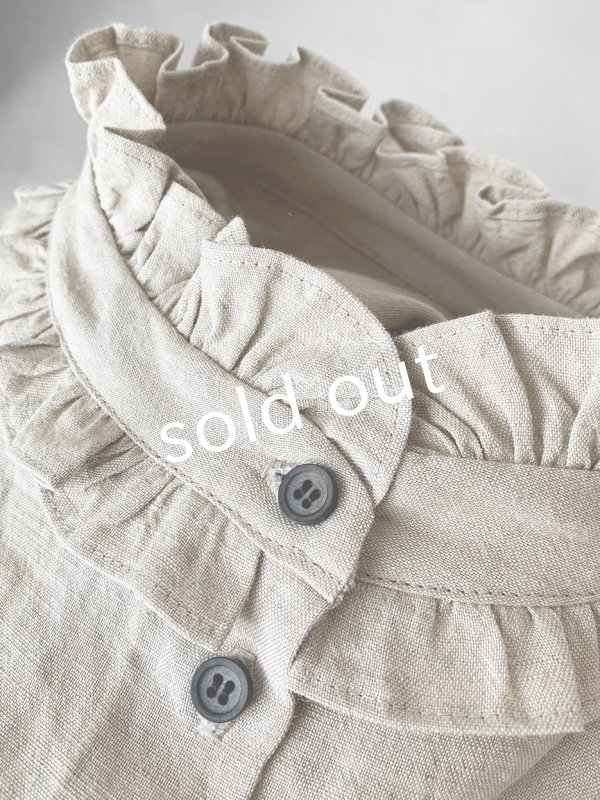 画像15: kosatofuku/フリルカラーブラウス・ブラック (15)