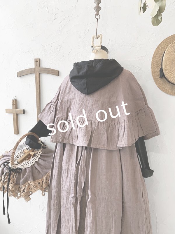 画像6: Avenue/フリルギャザーポンチョ (6)