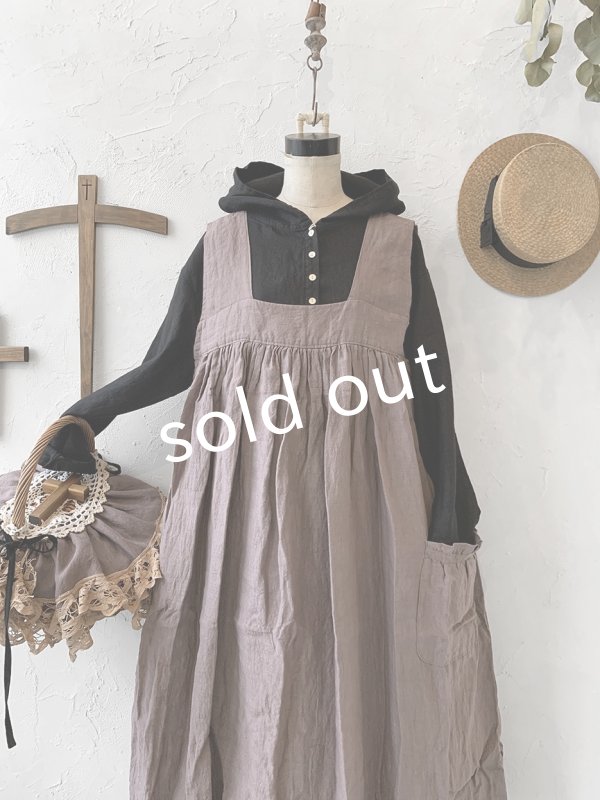 画像2: Avenue／後ろりぼんジャンパースカート (2)