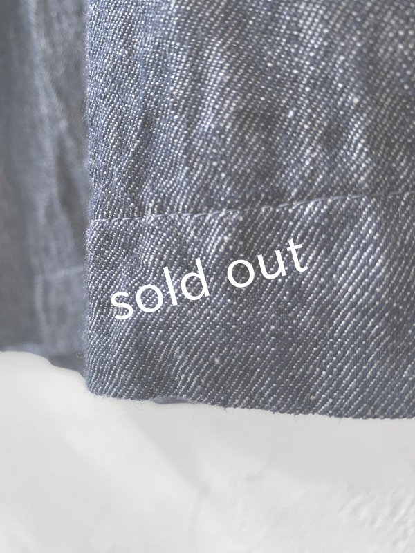 画像9: Avenue／サイドりぼんエプロンワンピース・デニム (9)