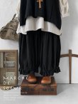 画像2: MARCHE' DE SOEUR／ブルジョンパンツ・ベルギーブラック (2)