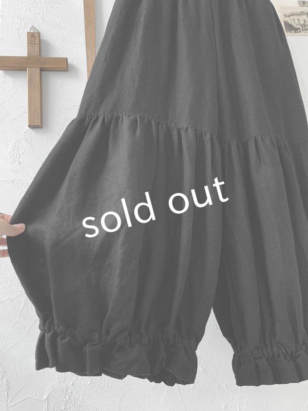 画像9: MARCHE' DE SOEUR／ブルジョンパンツ・ベルギーブラック (9)