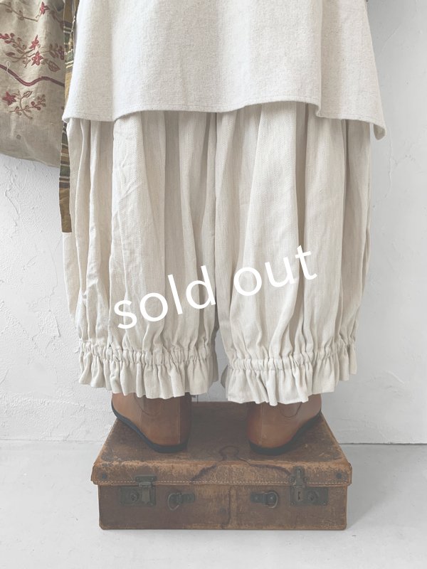 画像3: MARCHE' DE SOEUR／ブルジョンパンツ・ナチュラル (3)