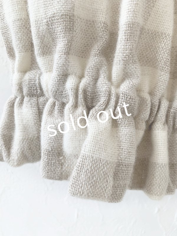 画像6: MARCHE' DE SOEUR／ブルジョンパンツ・ベージュチェック (6)