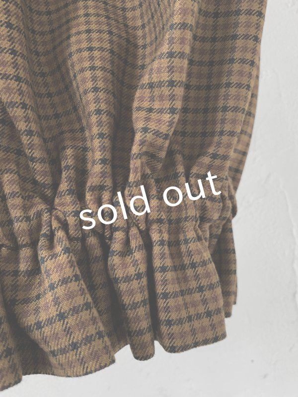 画像9: MARCHE' DE SOEUR／ブルジョンパンツ・ブラウンチェック (9)