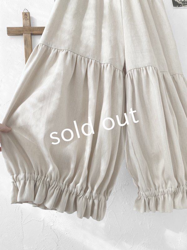 画像11: MARCHE' DE SOEUR／ブルジョンパンツ・ナチュラル (11)