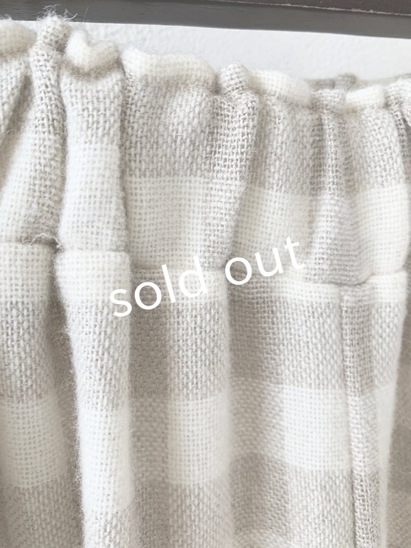 画像9: MARCHE' DE SOEUR／ブルジョンパンツ・ベージュチェック (9)