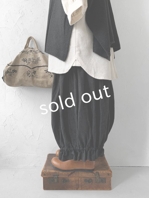 画像3: MARCHE' DE SOEUR／ブルジョンパンツ・ベルギーブラック (3)