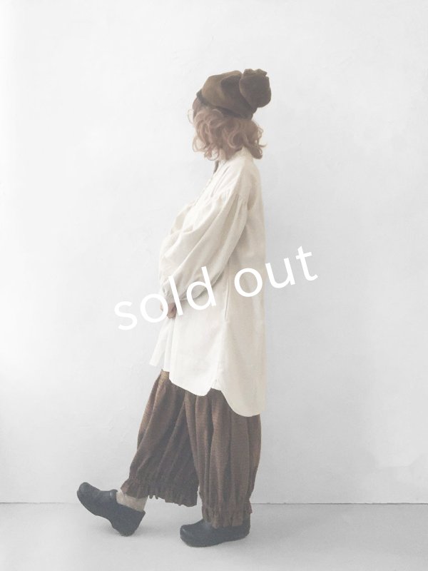 画像12: MARCHE' DE SOEUR／ブルジョンパンツ・ブラウンチェック (12)