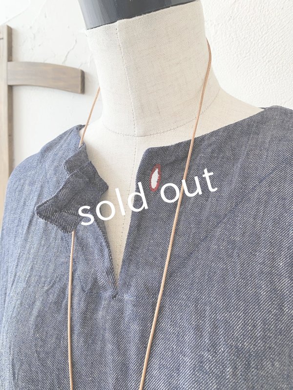 画像6: MARCHE' DE SOEUR／２wayギャザープルオーバー・デニム (6)