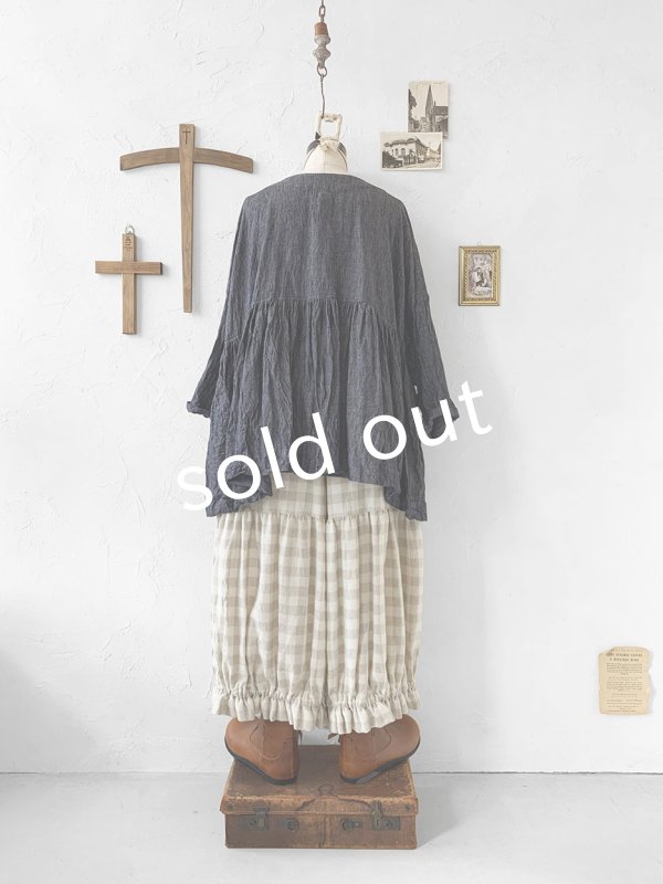 画像10: MARCHE' DE SOEUR／２wayギャザープルオーバー・デニム (10)