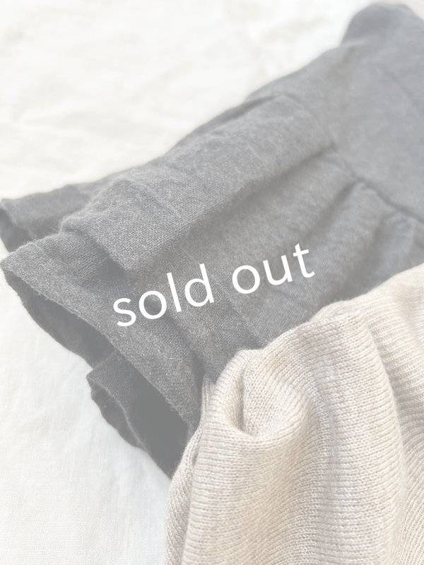 画像3: Avenue／ウールギャザーポンチョ・スミクロ (3)