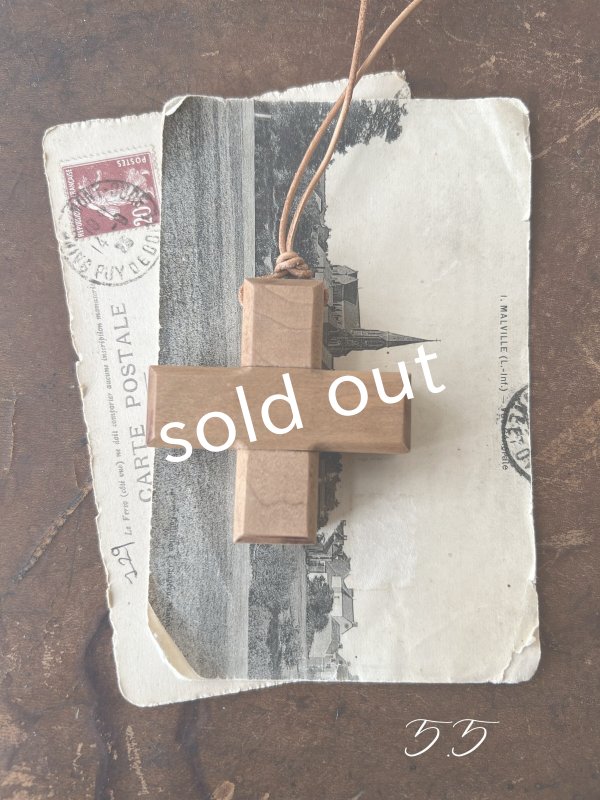 画像7: MARCHE' DE SOEUR／木の十字架ネックレス (7)