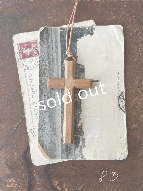 画像6: MARCHE' DE SOEUR／木の十字架ネックレス (6)